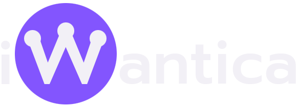 iWantica logo blanco